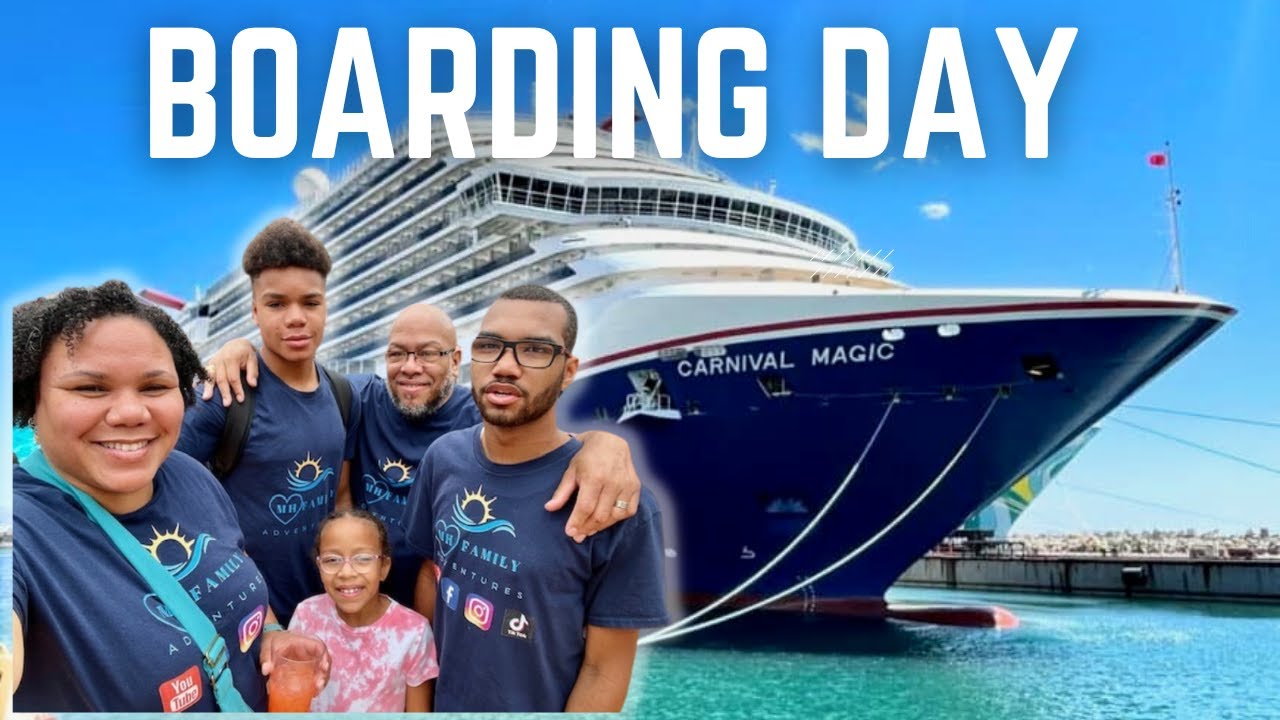 Carnival Magic Embarkation Day, Sailaway, Cabin Tours, and Carnival's NEW MENU
