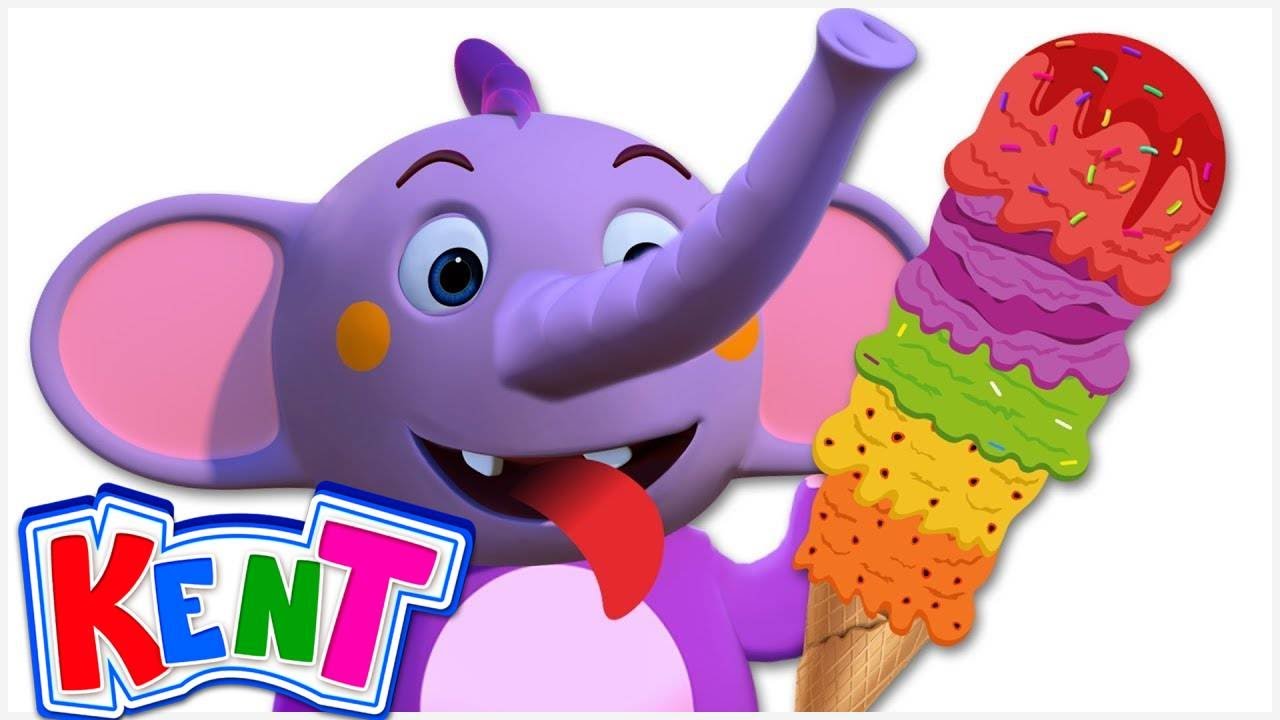 Making Yummy Ice Creams with Kent | Learning Videos for Kids | Kent The Elephant