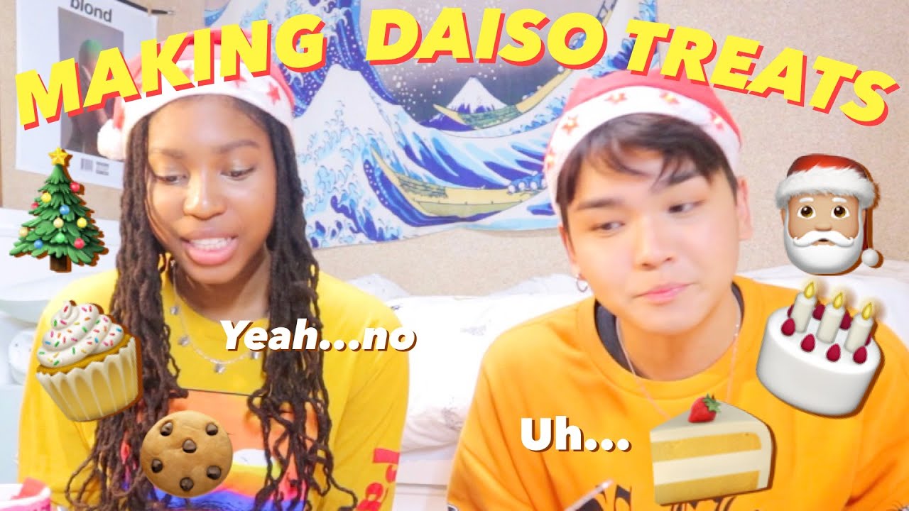 Making Japanese Christmas treats from Daiso *chaotic*