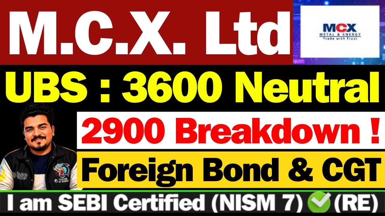MCX Share क्या करे | MCX Share Latest News | MCX Share Latest News Today | MCX Share