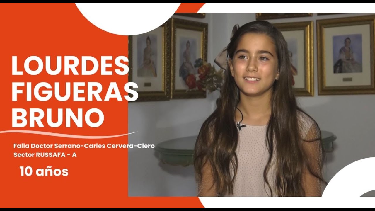 Candidatas a Fallera Mayor Infantil de Valencia 2025: Lucía Figueras Bruno