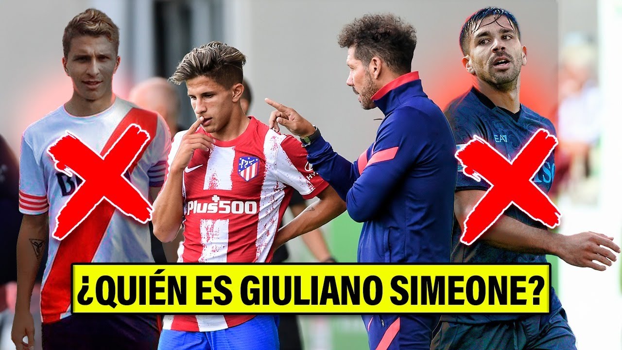 Así es como juega GIULIANO SIMEONE el único HIJO DEL CHOLO que aceptó que sí JUGARA EN SU EQUIPO🤩🏆