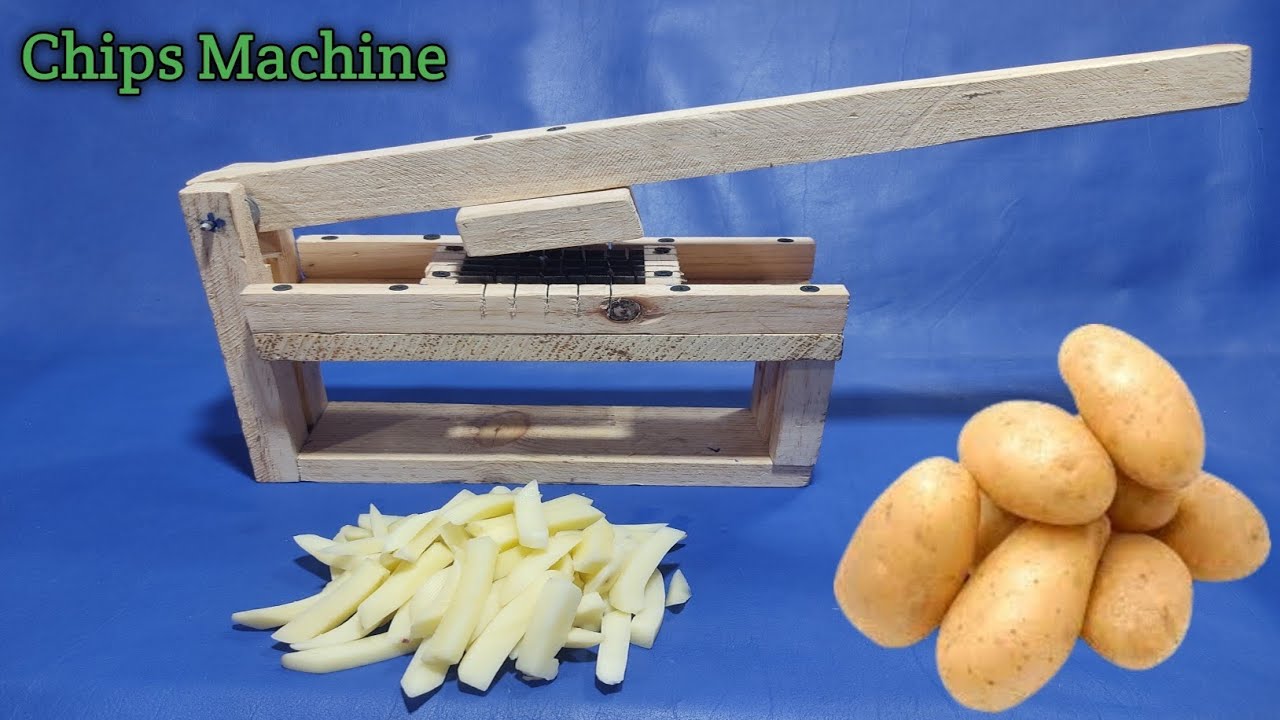 Potato Chips Cutting Machine | manual chips machine | finger chips machine | Chips Cutter | 💥