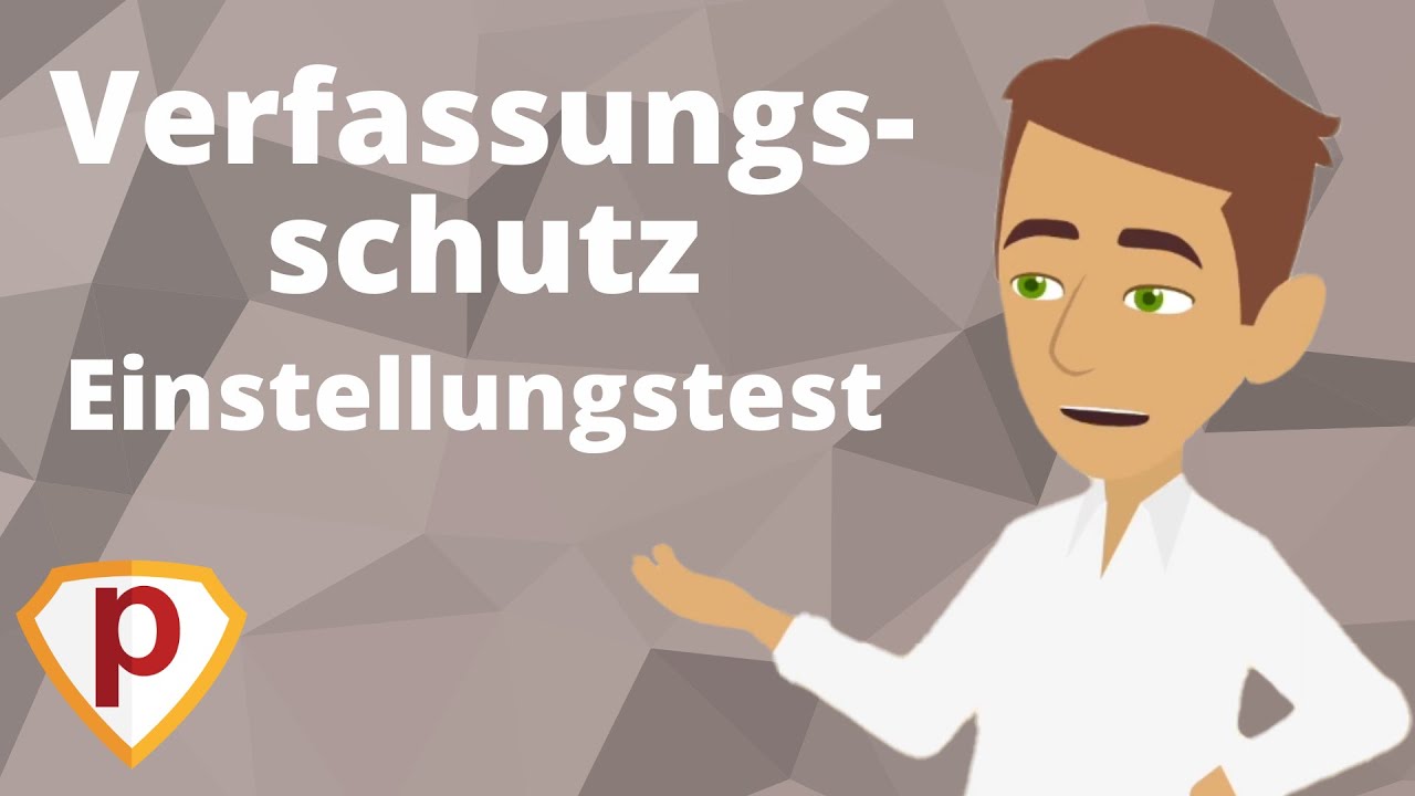 Verfassungsschutz Einstellungstest 2026 | Einfach erklärt von Plakos