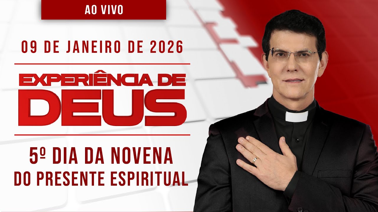 EXPERIÊNCIA DE DEUS | 09/01/26 | 5º DIA DA NOVENA DO PRESENTE ESPIRITUAL | @PadreManzottiOficial