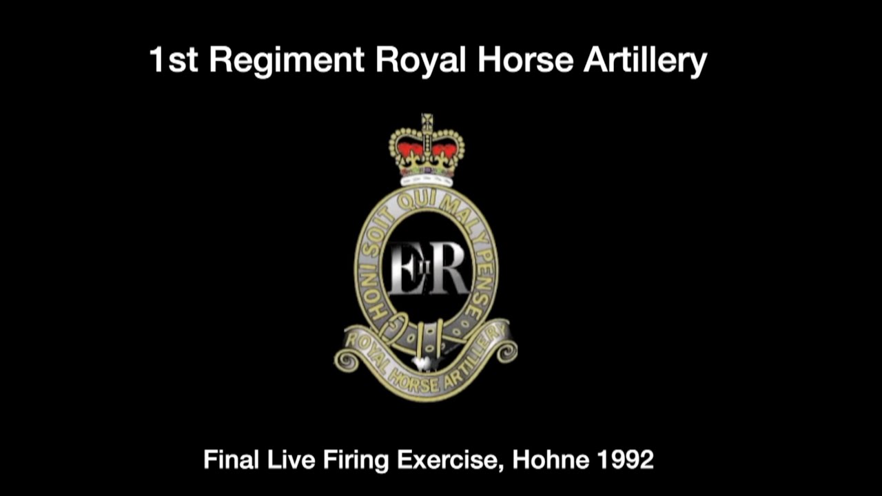 1 RHA Final Firing Camp Hohne Germany1992