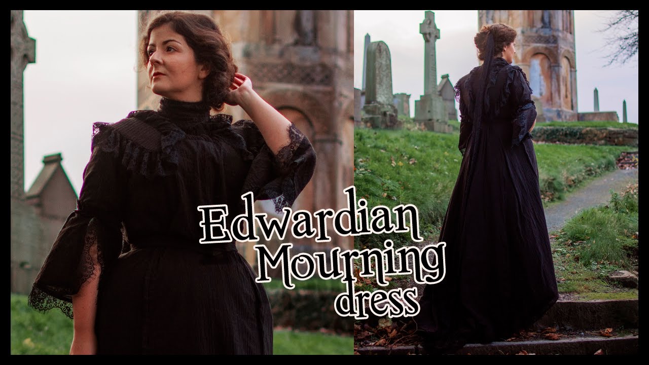 Making an Edwardian Mourning Dress | inspired by a dress at the MET