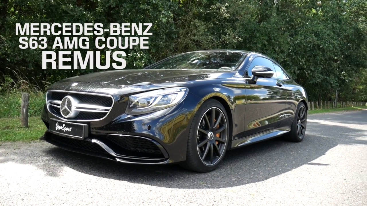 Mercedes-Benz S63 AMG Coupe z wydechem z klapami REMUS