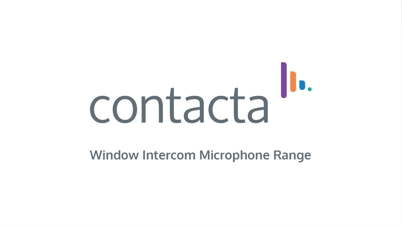 Contacta Window Intercom Microphone Range