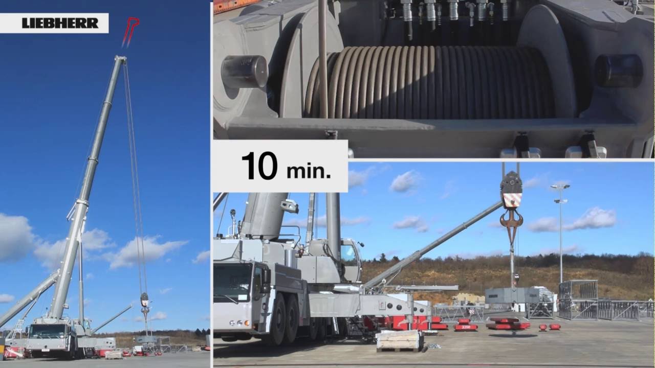 Liebherr - Maßnahmen zur Verlängerung der Standzeit von Hubseilen