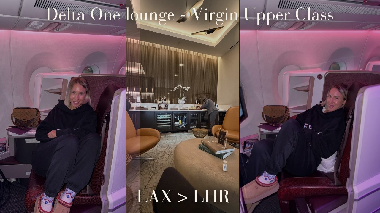 Delta One Private Check-In LAX + Delta One Lounge & Virgin Upper Class Flight to London