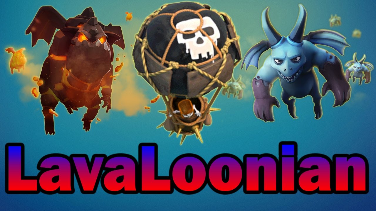 Lavaloonian | Best Lava Attack Strategy !? Clash of Clans - TH9 |