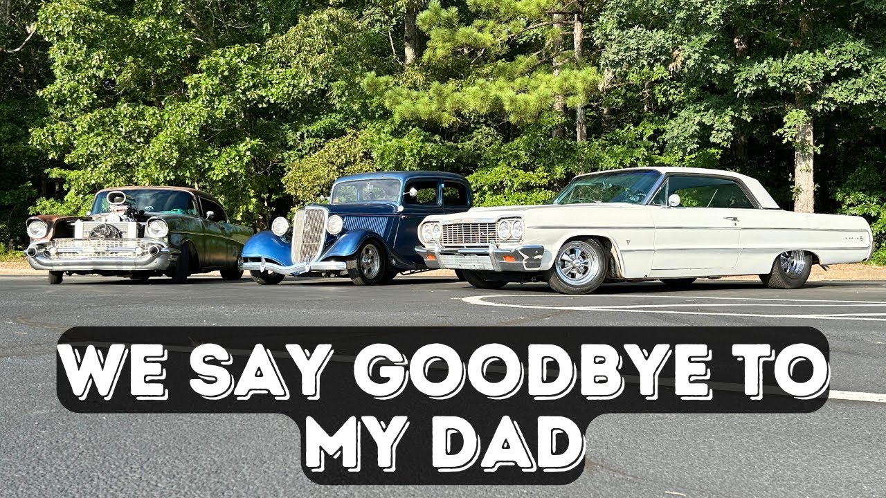 We get all the cars ready for a proper goodbye