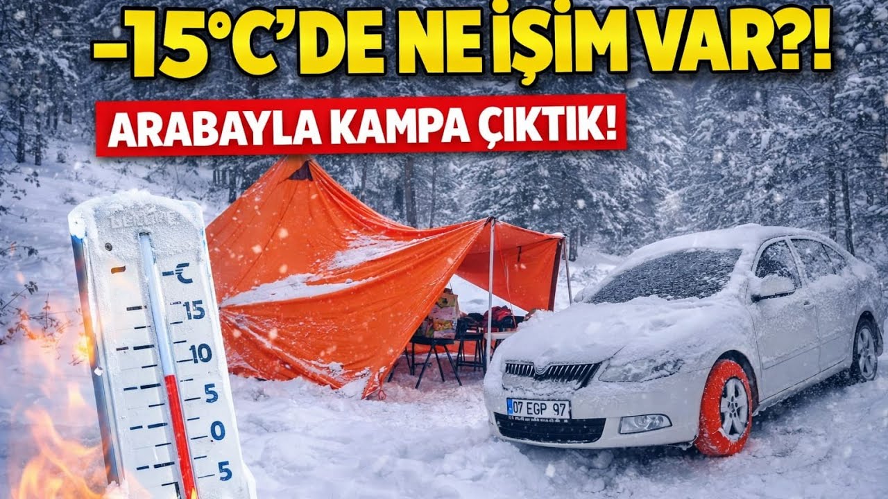 -15 Derecede Kızılderili Çadırla Kamp | Bolu Aladağlar