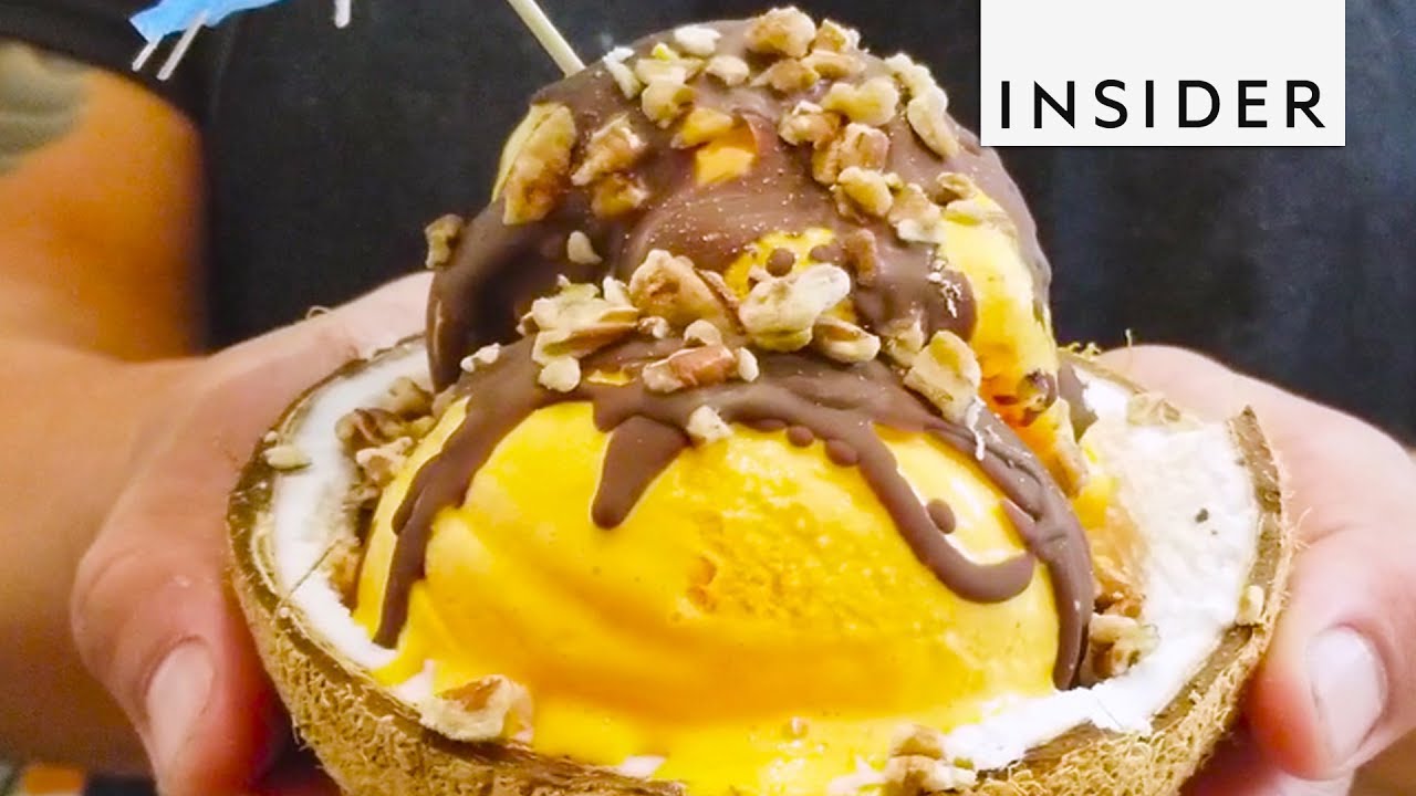 Coconut Shell Sundae Is Perfect For Summer