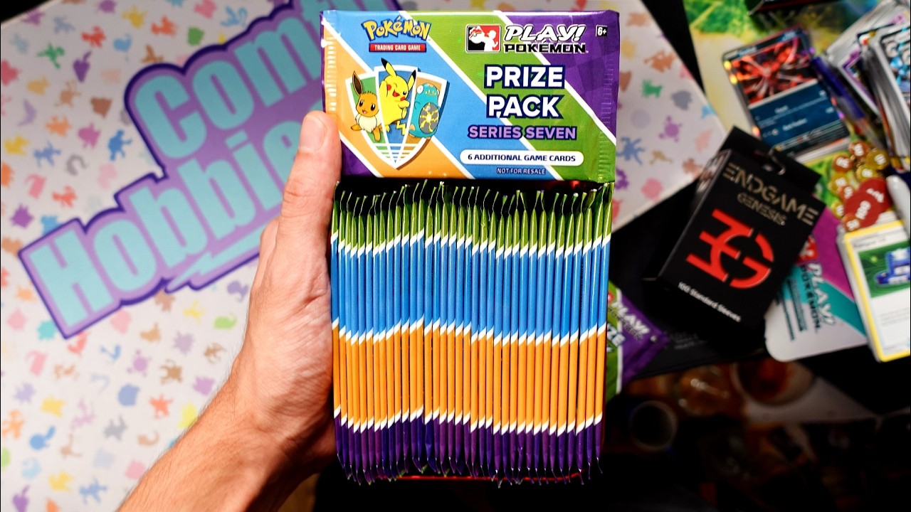Я СДЕЛАЛ ЭТО! ИГРАТЬ: Открытие коробки с призовым набором Pokemon! (Серия 7)