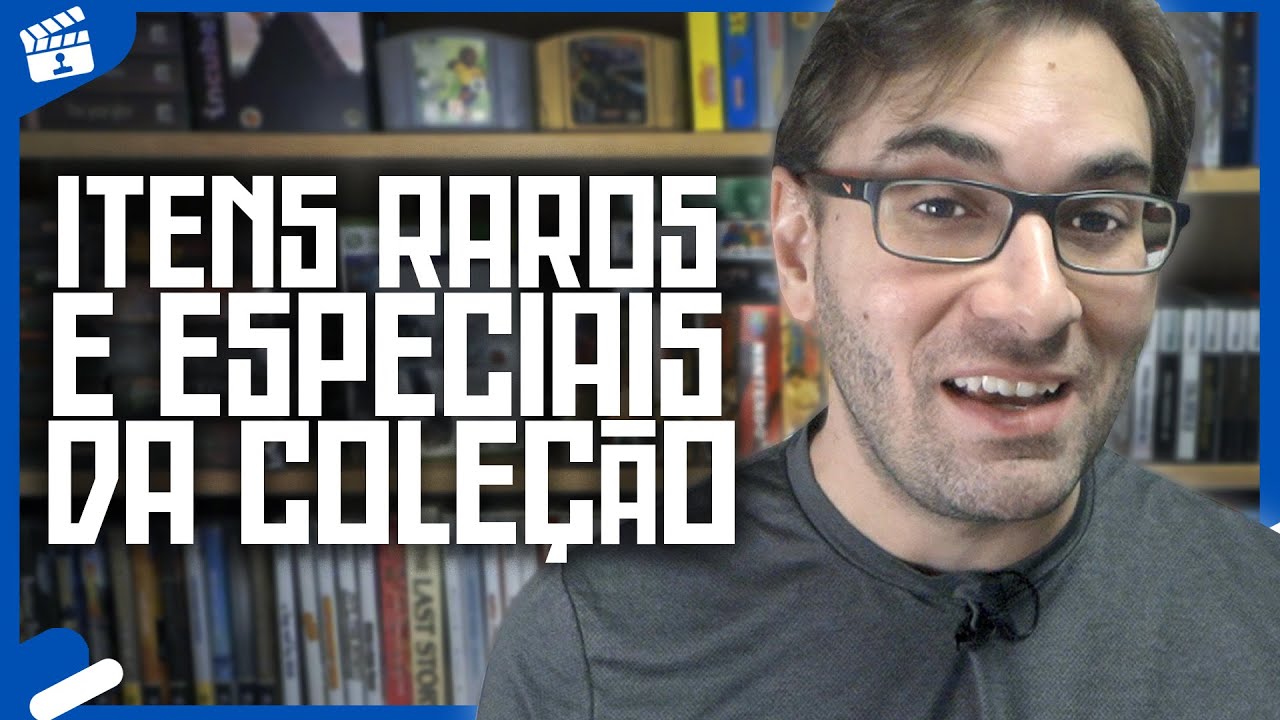 Itens RAROS e ESPECIAIS da Minha COLEÇÃO de Games!