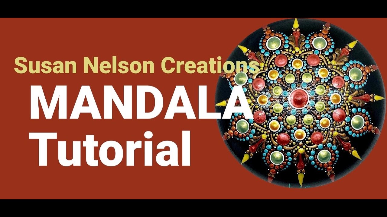 Aztec Crown Mandala Tutorial- Video by Susan Nelson