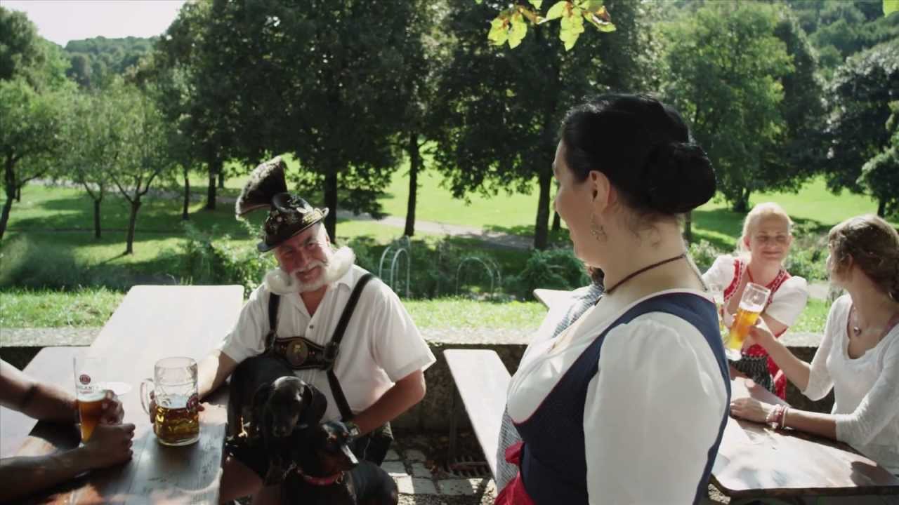 The Bavarian Biergarten.
