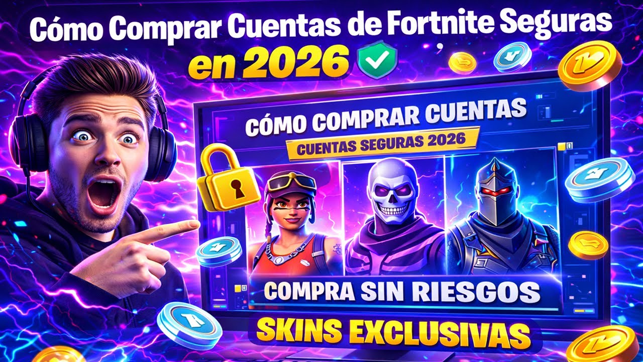Comprar Cuentas de Fortnite en 2026 🔥 Sin Estafas ✅
