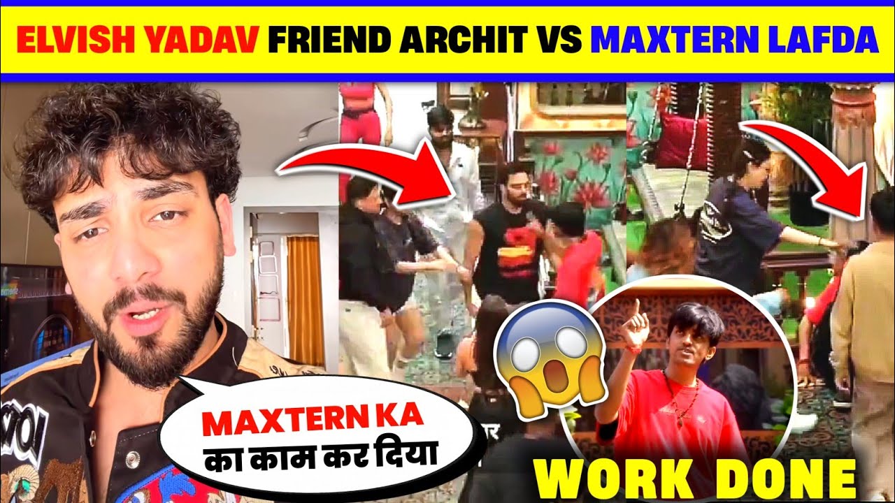 SHOCKING 😱 Lakshay Archit vs Maxtern HUGE Fight in The 50! 😡 Thugesh REACTS on Elvish Yadav