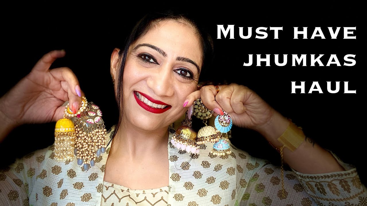 Must have ethnic jhumkas/earrings from amazon| jewellery on discount | Jewellery haul