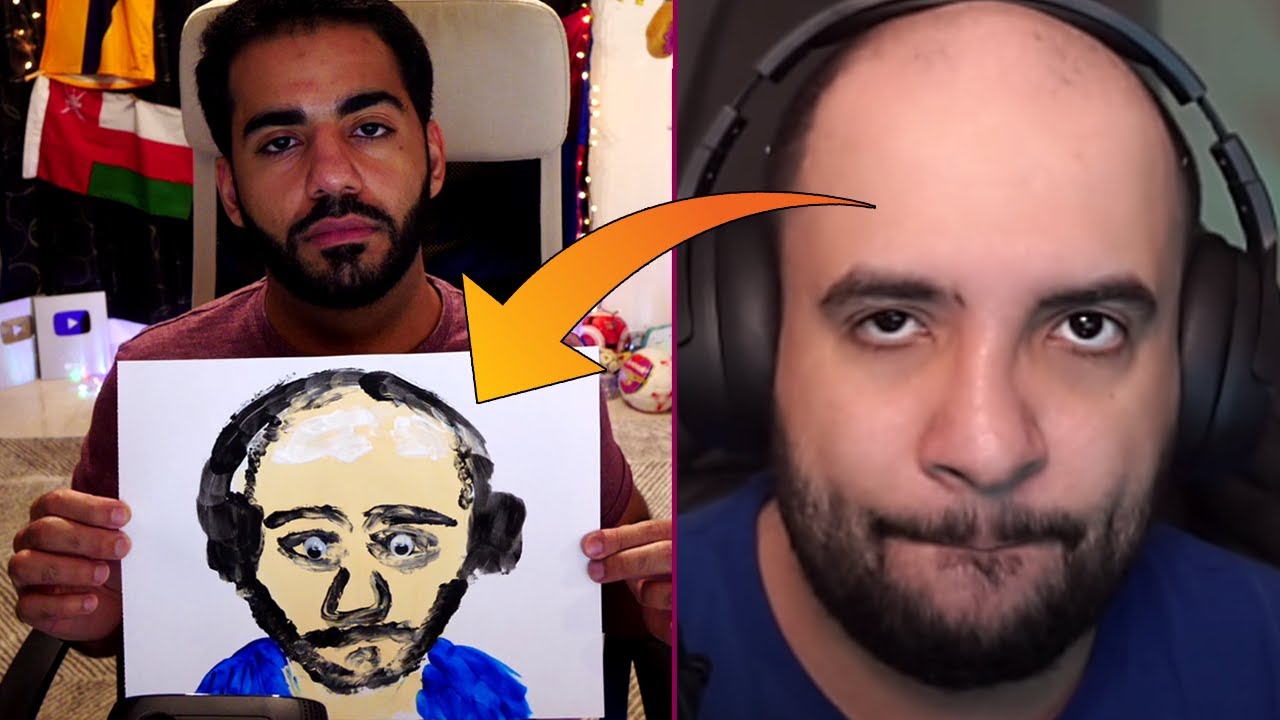 رسمت اصحابي اليوتيوبرز بصوابعي...