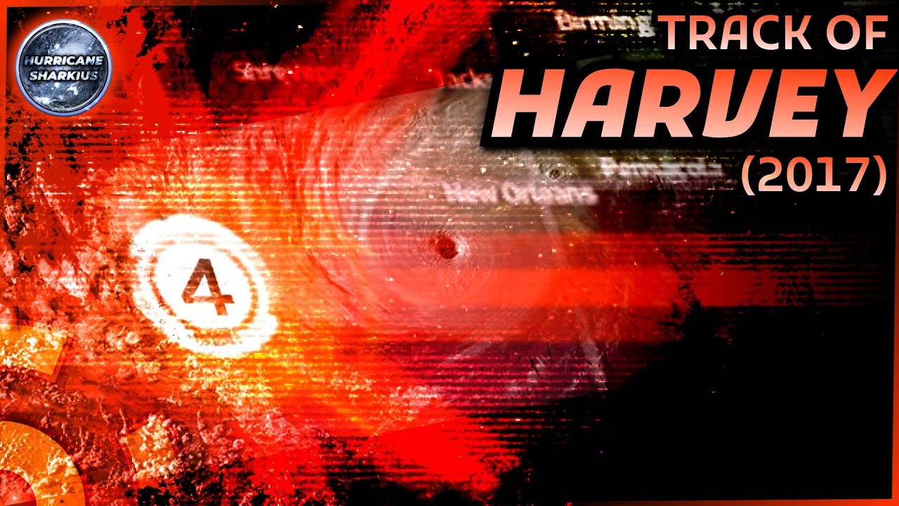 The Track of Hurricane Harvey (2017)