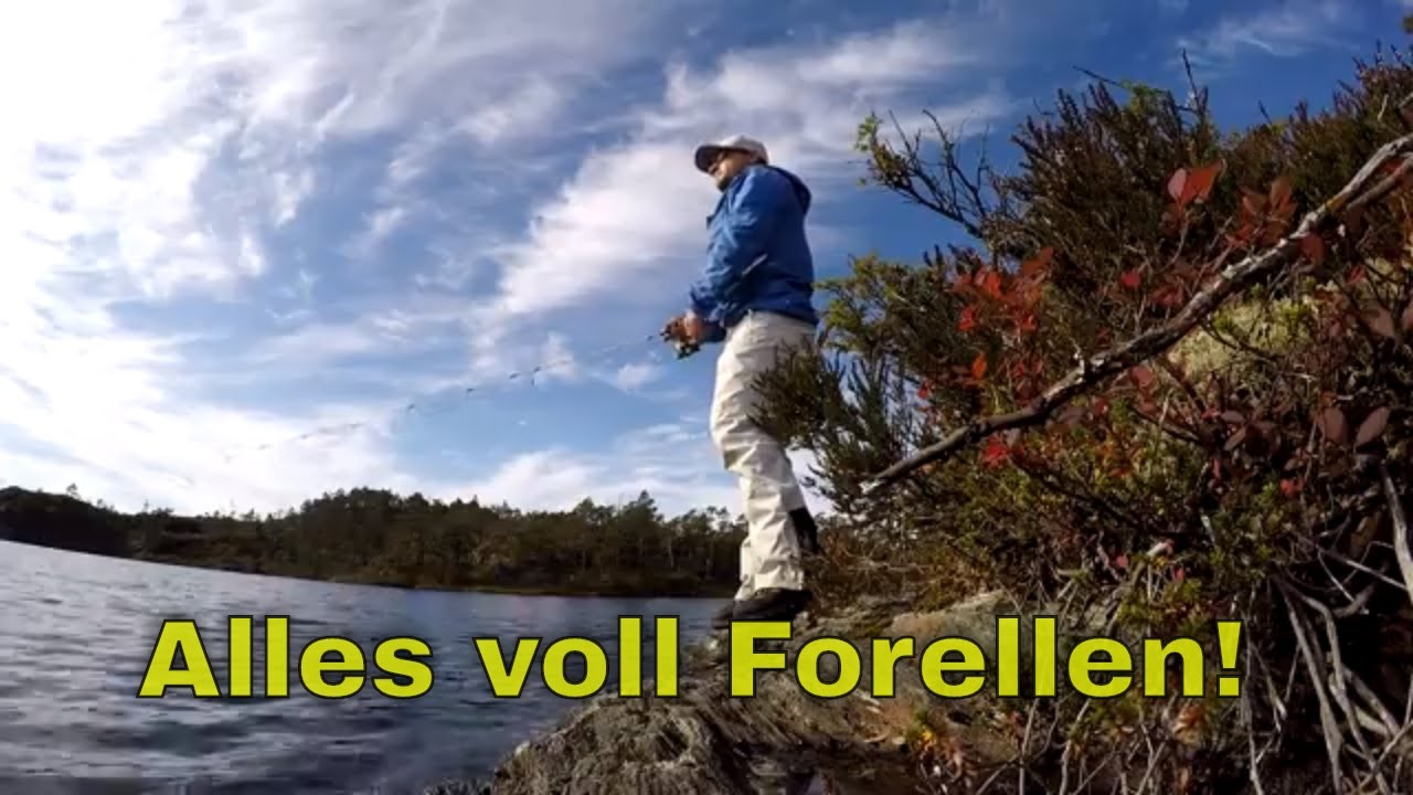 Aufgewacht an einem abgelegenem Bergsee in Norwegen.
