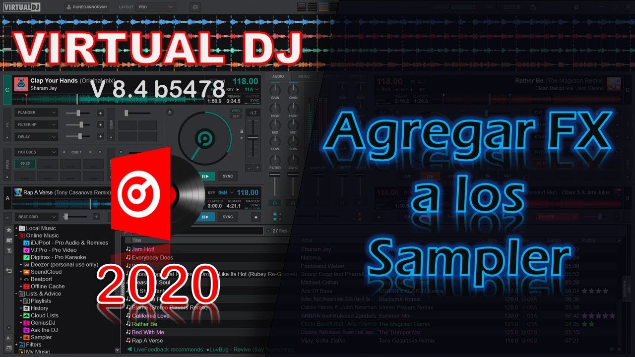 Agregar FX a los Sampler en #VirtualDJ