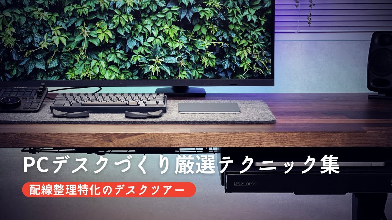 【Flexispot】知らないと損！電動昇降デスクの裏ワザ紹介（配線整理3.0 / デスク環境 /  デスクツアー）
