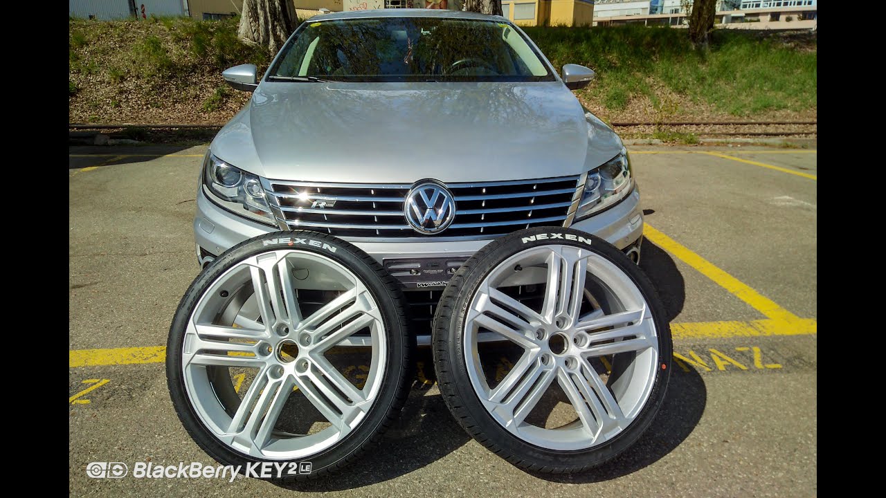 УСТАНОВКА 19тых ДИСКОВ И РЕЗИНЫ НА ФОЛЬКСВАГЕН ЦЦ / VW CC ON 19teen RIMS