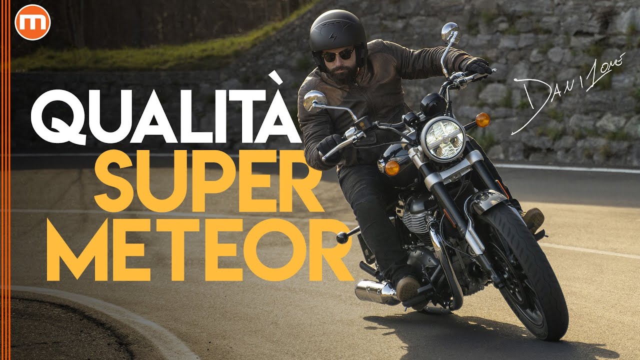 Royal Enfield Super Meteor 650 | Il suo COOL FACTOR è la QUALITÀ | Prova su strada | 4K