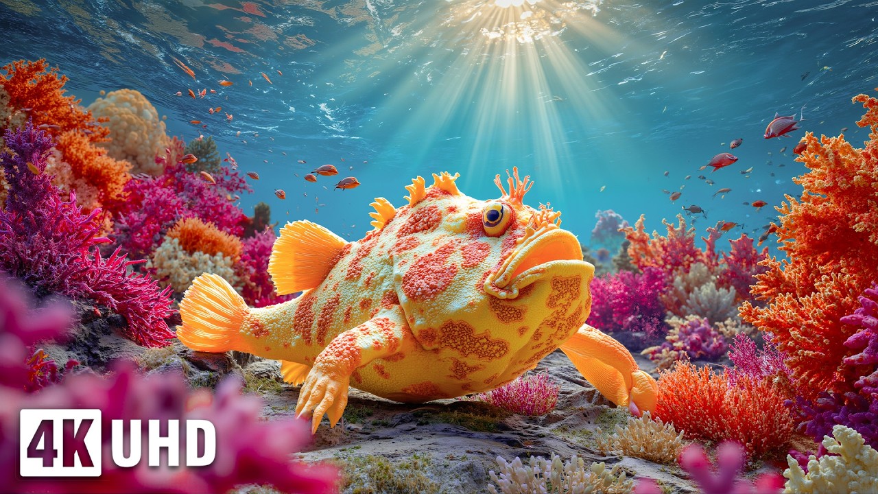 Ultimate 4K Aquarium Journey – Dive Into Crystal Clear Waters with Soft Ambient Music