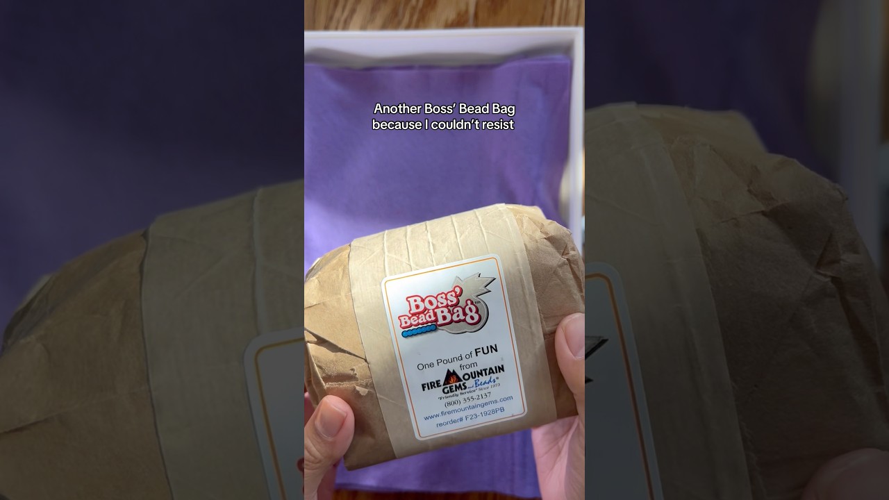 Unboxing mystery bead mix! 