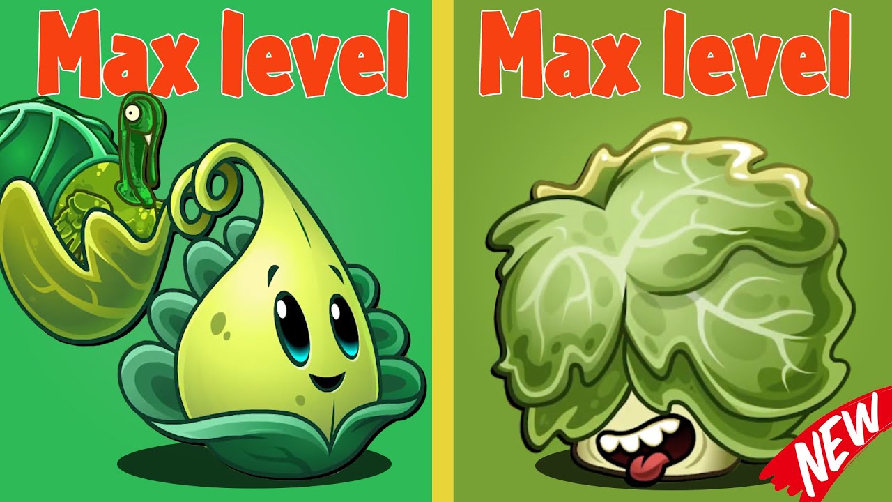 PvZ 2 Headbutter Lettuce Max Level Vs Turkey Pult Max Level