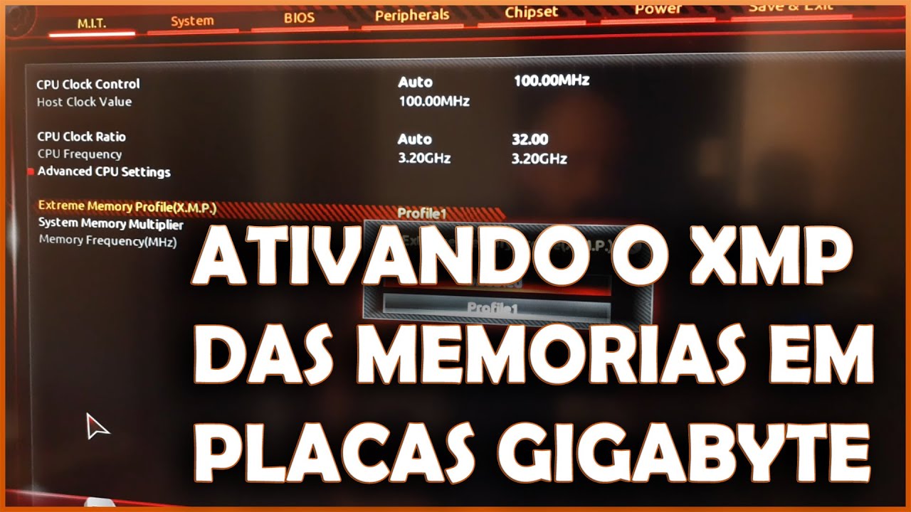 COMO ATIVAR O PERFIL XMP DAS MEMORIAS - Utilizando placa B450M DS3H