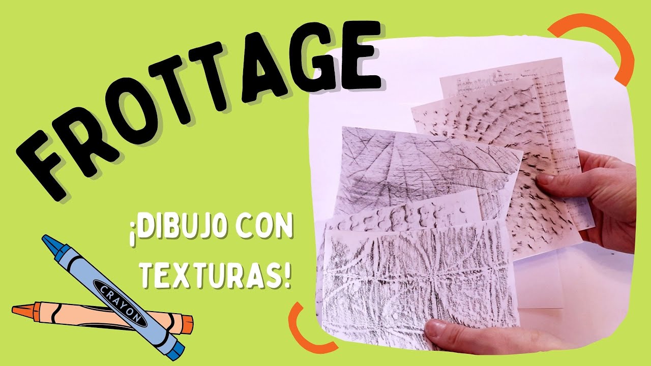 1° GRADO - PAISAJE CON FROTTAGE