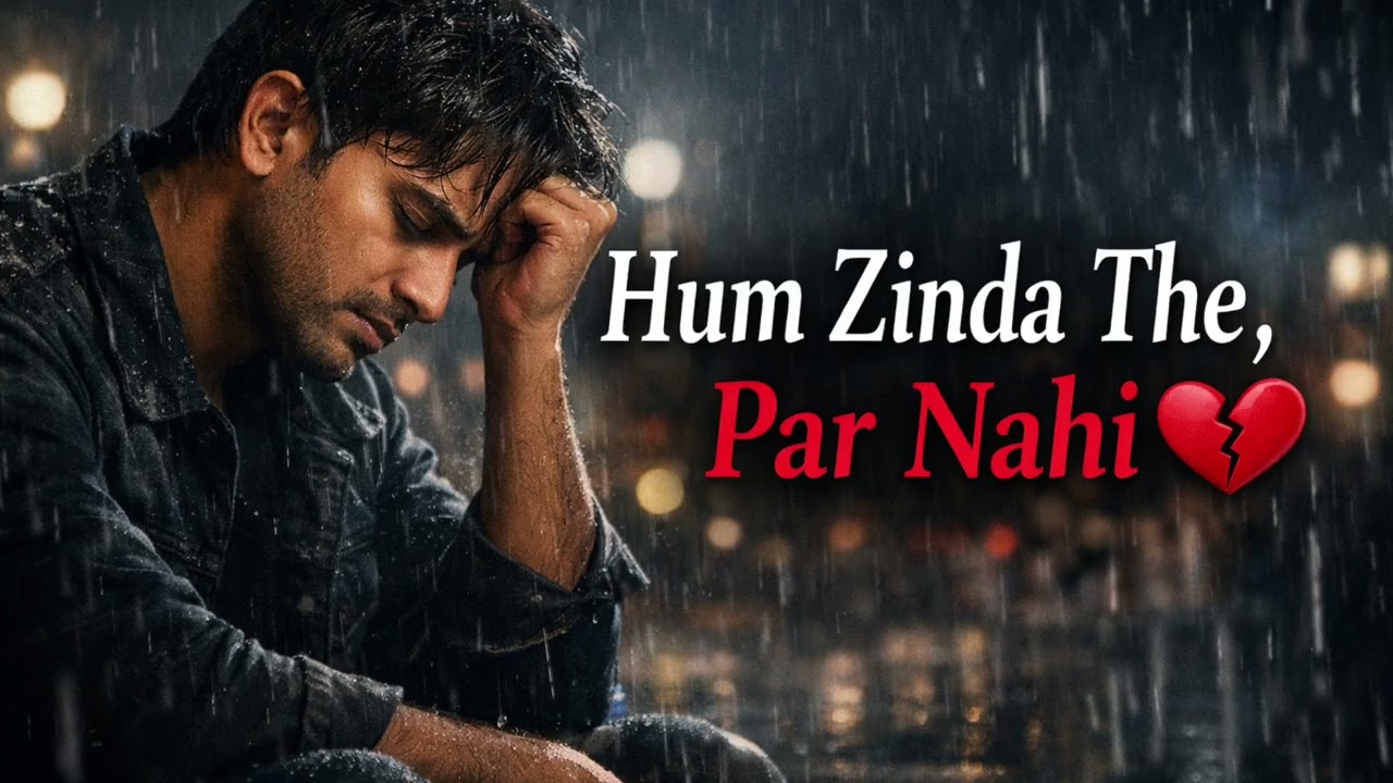 Hum Zinda The, Par Nahi 💔 | Heart Touching Sad Song | Broken Love