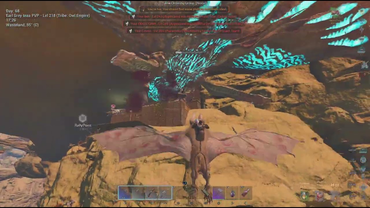 Desert titan ate our base