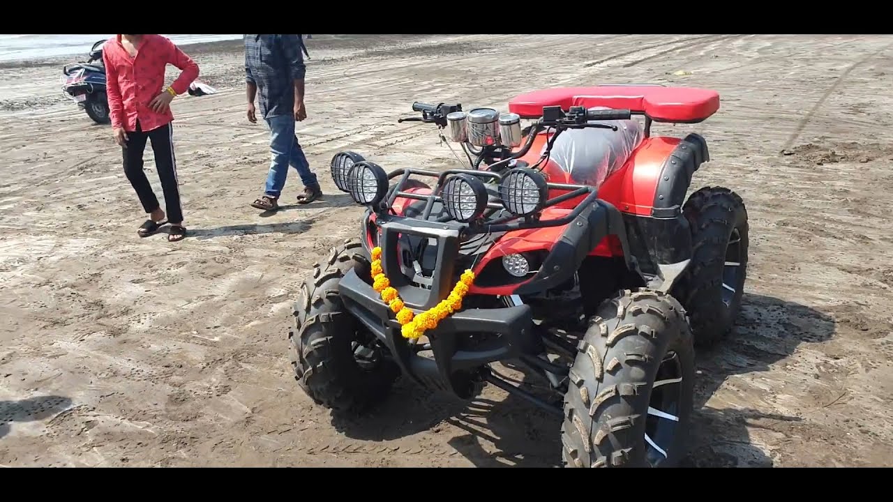 CRAZY 300cc ATV Bike in INDIA  (   TEST Ride   )