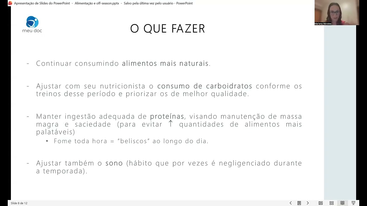 OFF SEASON NA PRÁTICA, Bate-papo UNITY x MEU DOC