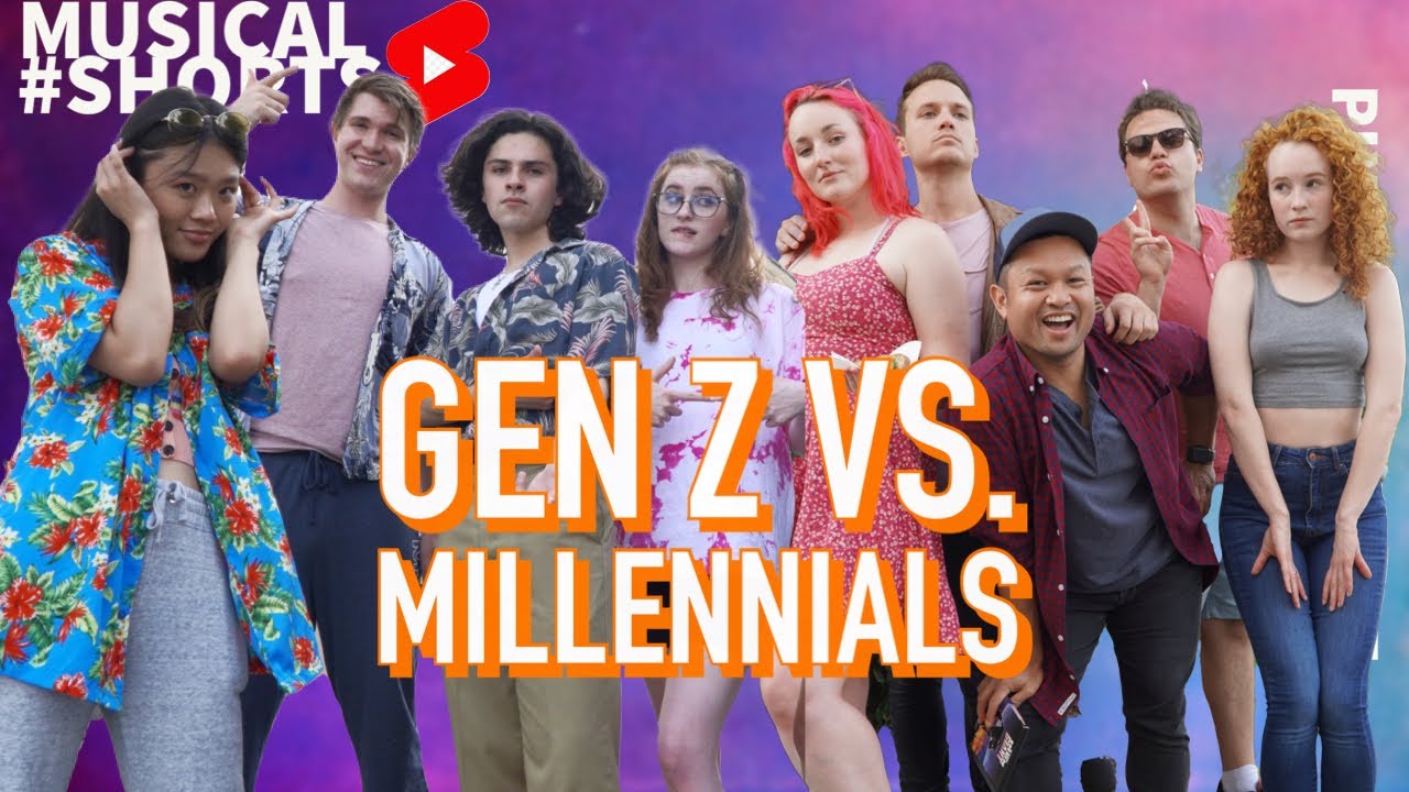 GEN Z VS MILLENIALS A Musical 🎵 | #Shorts