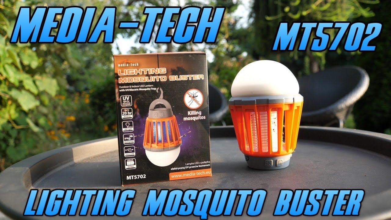 Lampka LED i pułapka UV na komary | Media-Tech LIGHTING MOSQUITO BUSTER MT5702 - test, recenzja