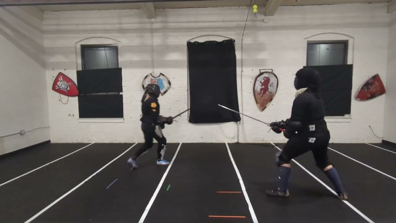 Mandi vs Jef Longsword Sparring 1/28/26