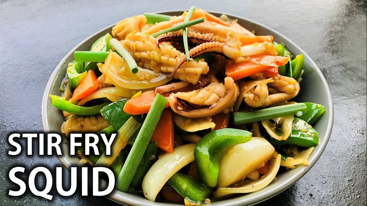 How to cook STIR FRY SQUID better than restaurant recipe | The best Stir Fry Squid Recipe