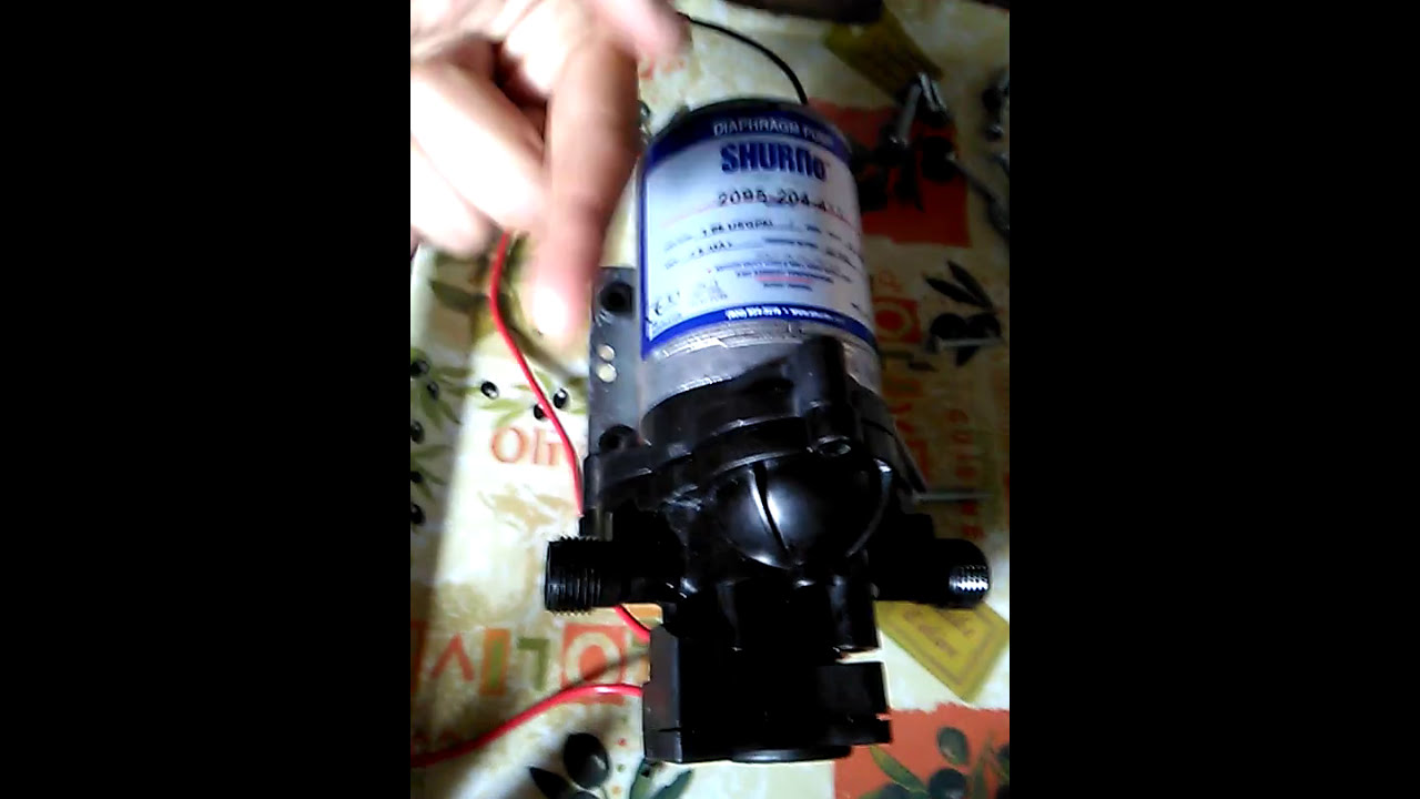 Fixing a Shurflo 2095 diaphragm water pump where motor doesn't start