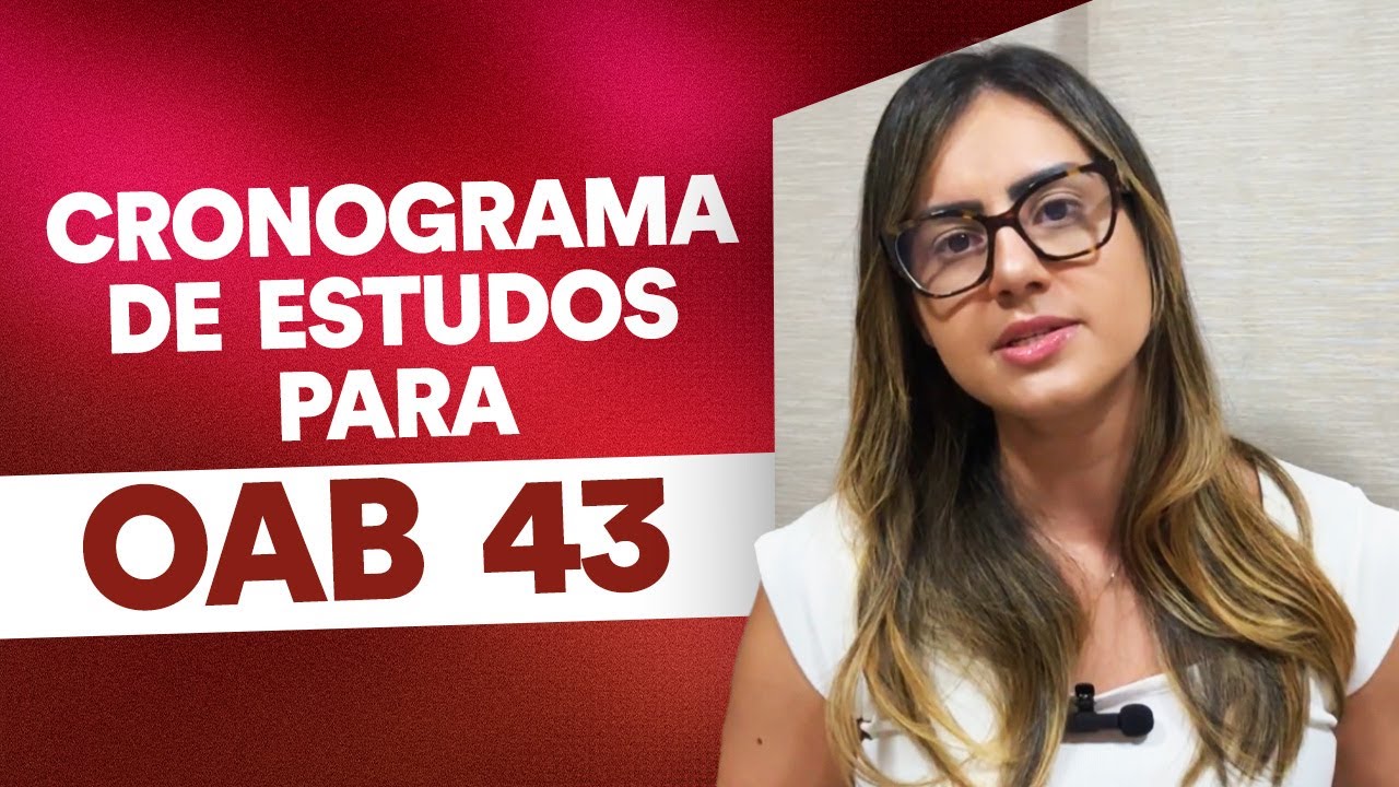 Aprenda a montar um plano de estudos para o 43&ordm; Exame de Ordem