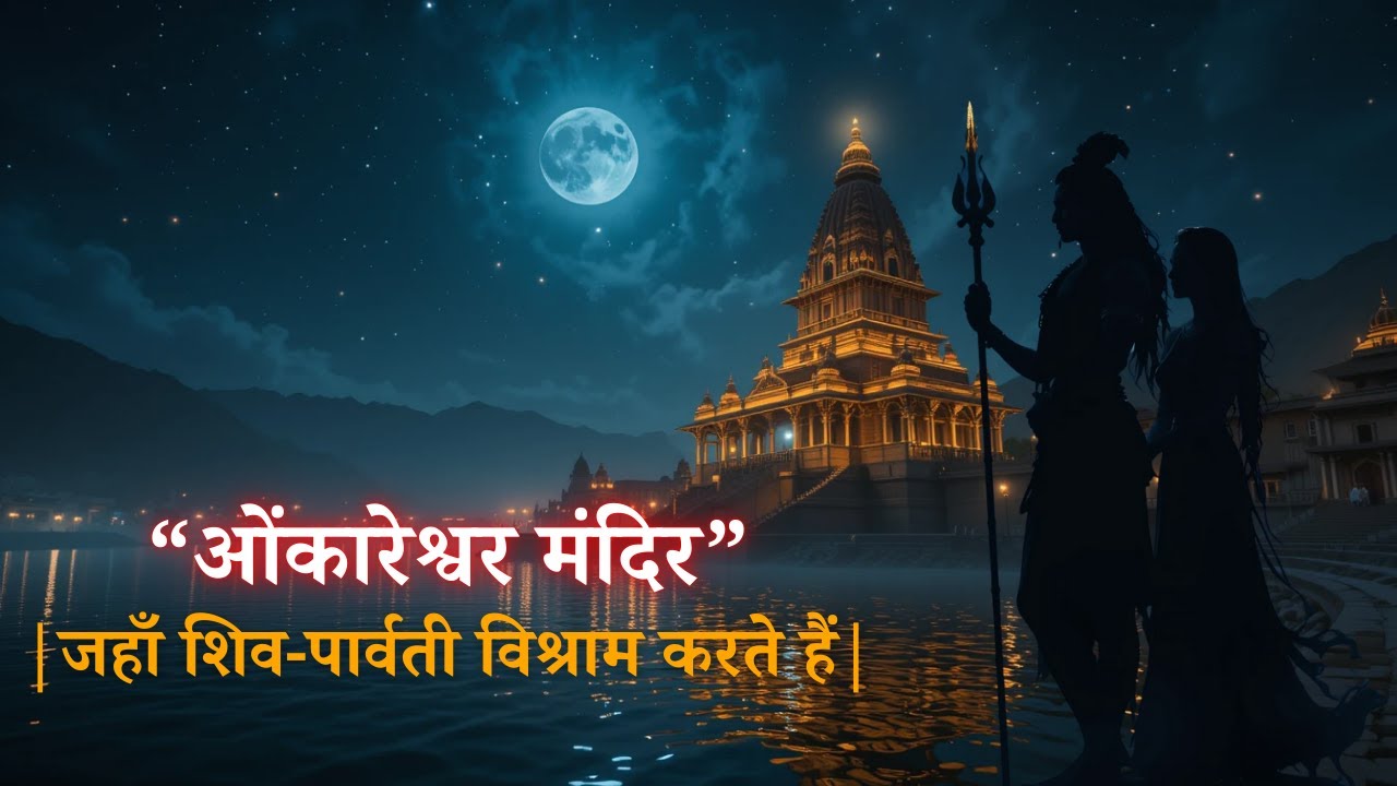 ओंकारेश्वर ज्योतिर्लिंग का रहस्य – जहाँ शिव माता पार्वती संग विश्राम करते हैं! #lordshiva