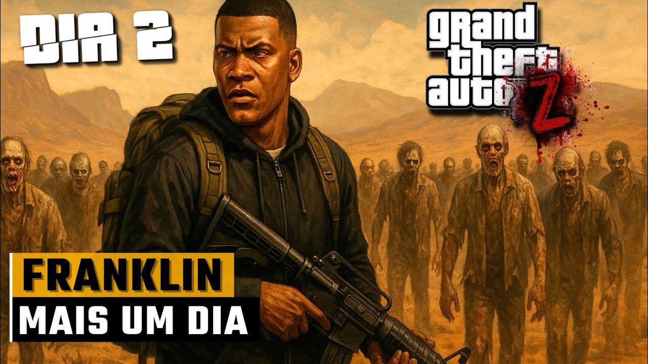 EM BUSCA DE UM LUGAR SEGURO,  HORDAS-ZUMBIS GTA-V💀 Parte 2